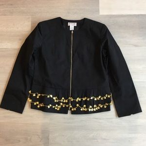Victor Costa Bling Jacket size Small EUC